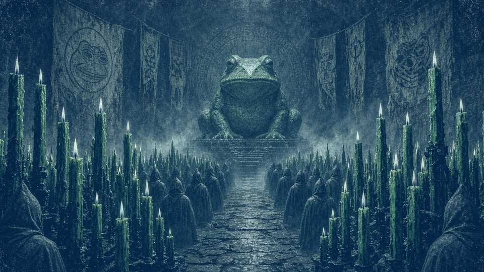 Frog Kings desk artwork